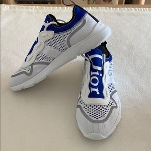 Dior B21 Neo Trainer in White &Blue Men shoe